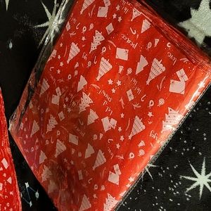 Long HOLIDAY TISSUE PAPER  sheet measures 27.5inch x 19inch  50 pcs